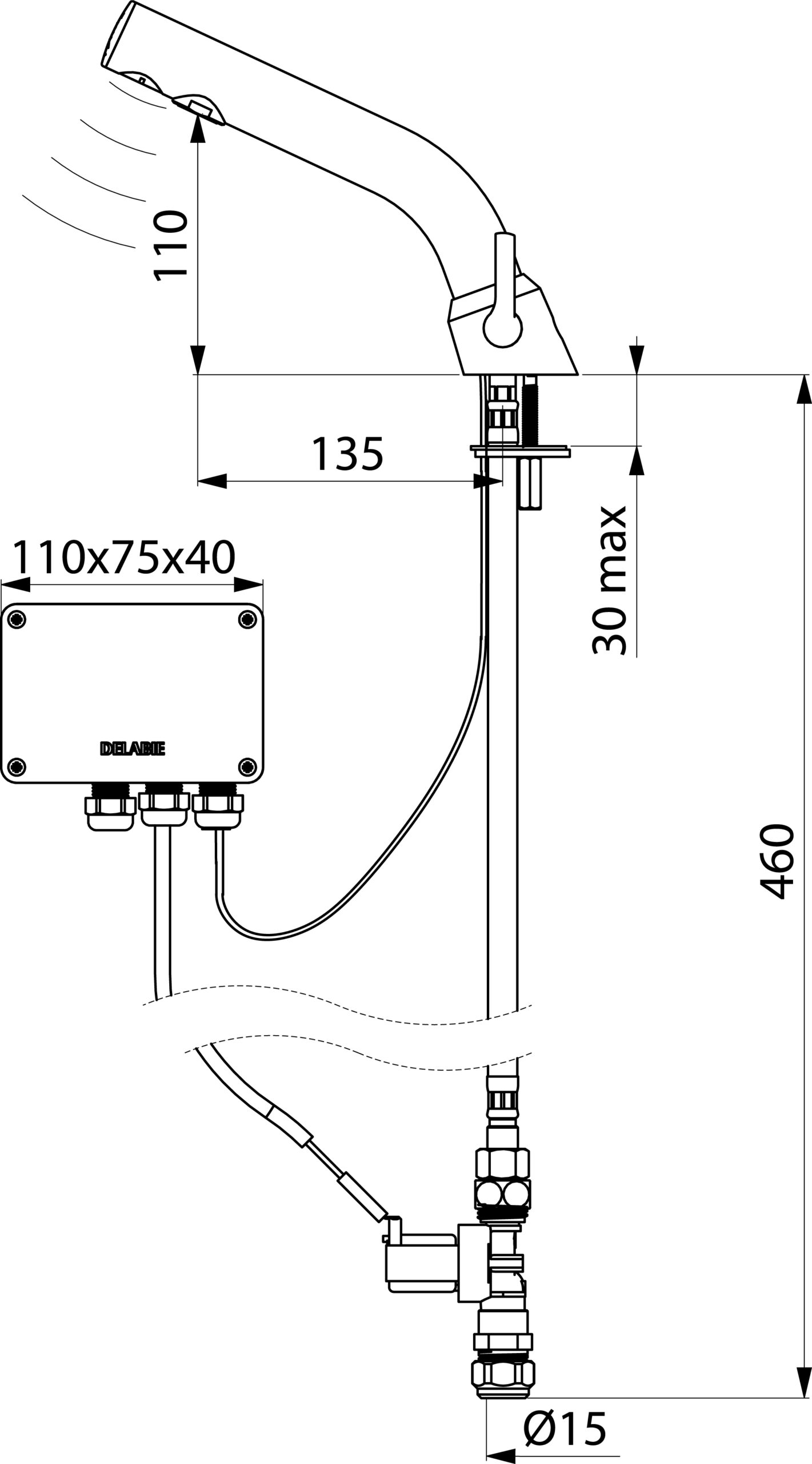 Delabie DLB-756MCH - Image 3